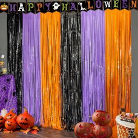 Halloween Trick Or Treat Backdrop Banner, Party Wall Door Decoration For Indoor Outdoor Events