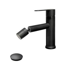 Single Handle Bathroom Sink Faucet with Pop-Up Drain (with Overflow)
