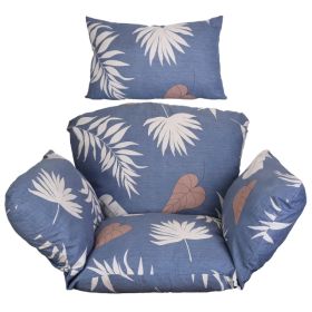 Egg Chair Cushion Hanging Basket Seat Cushion Thicken Soft Egg Swing Chair Pad Hanging Egg Chair Cushion With Headrest