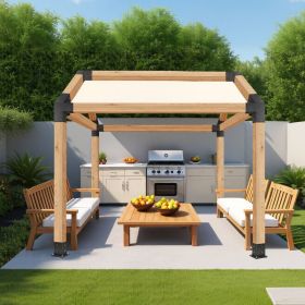 4x4 Inch Pergola Bracket Kit Inner 3.5x3.5 3- And 4-Way Brackets For Gazebo