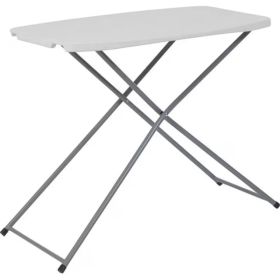 Series Adjustable Height Plastic Folding Table 30 x 20